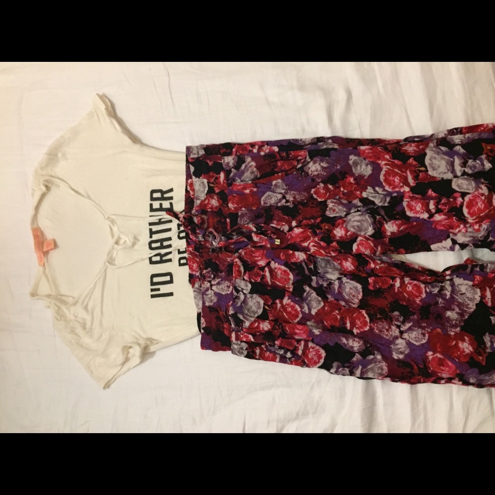 Floral loose pant (FREE SHIRT)